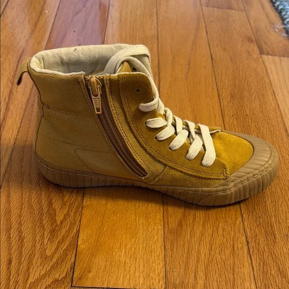 Zara Yellow High Top Sneakers - Picture 5 of 6